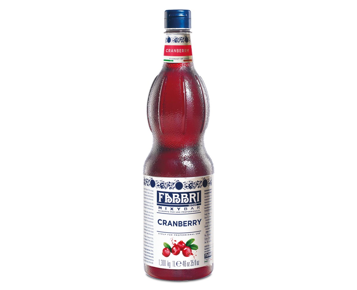 Syropy - Fabbri Mixybar Cranberry [1000ml] - Wysoko skoncentrowany syrop barmański żurawinowy - 1000ml 1