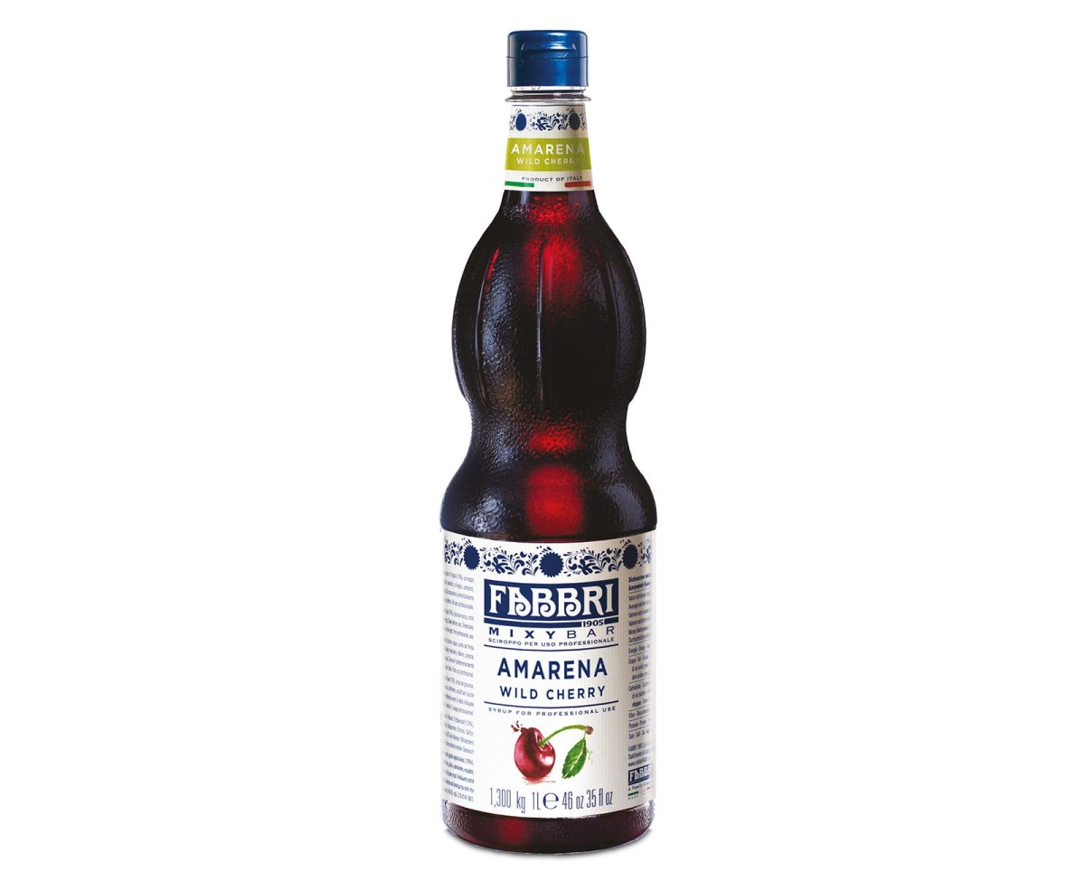 Syropy - Fabbri Mixybar Amarena / Wild Cherry [1000ml] - Wysoko skoncentrowany syrop barmański wiśniowy 1000ml 1