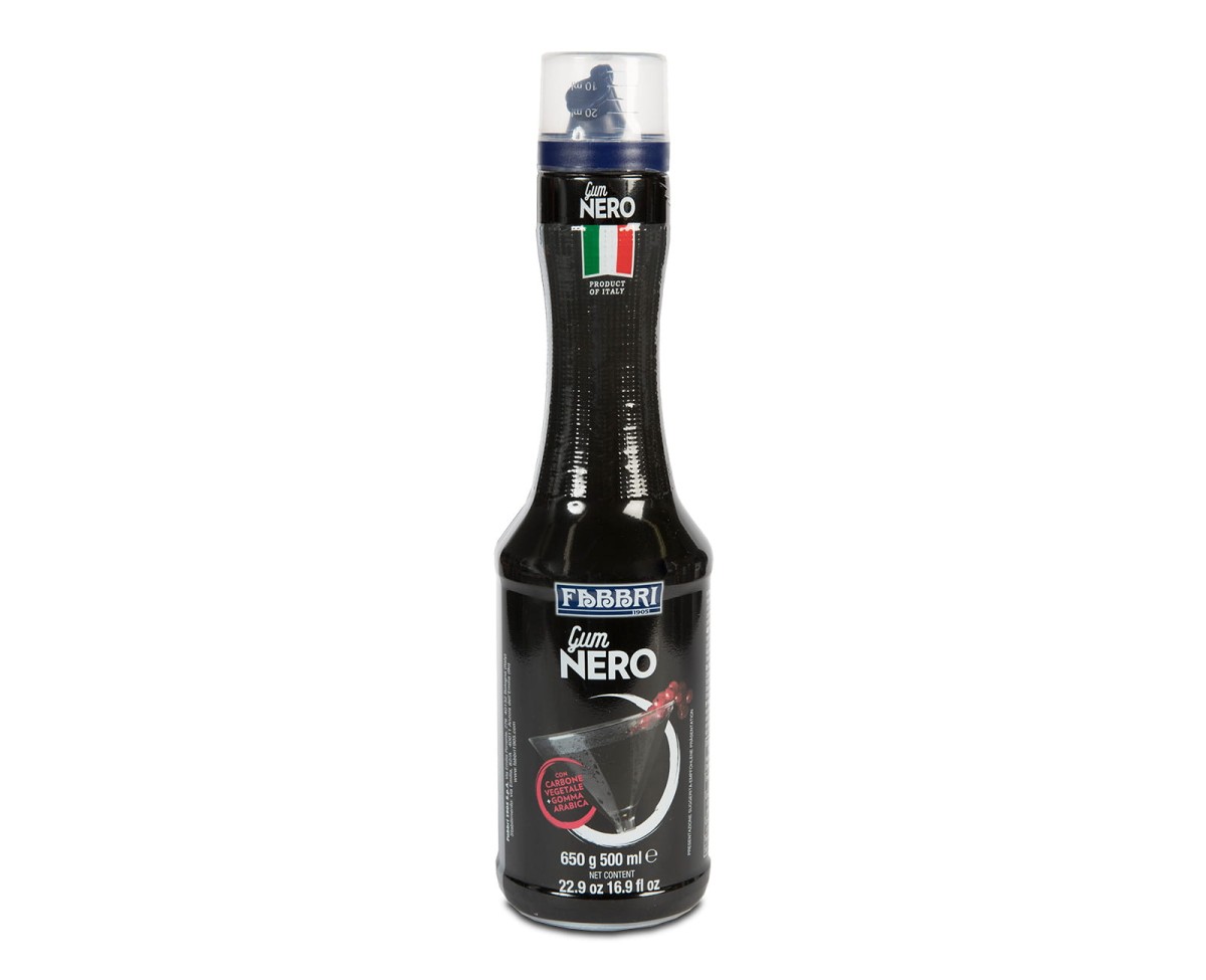 Syropy - Fabbri Gum Nero [500ml] - Syrop barmański barwiący do koktajli 500ml 1