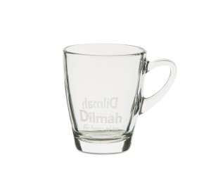 Kubek szklany [z logo Dilmah]