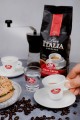 Włoska kawa ziarnista - Saquella Gran Crema Bar Italia [500g] - Mieszanka naturalnej kawy palonej - 500g kawy ziarnistej w hermetycznym opakowaniu z zaworkiem - 2