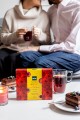 Zestawy herbat na prezent - Dilmah Roses Gift Pack [40x2g] - Zestaw herbat czarnych, aromatyzowanych i zielonych (po 10 kopert z 4 rodzajów) - 40 torebek ekspresowych 2g z zawieszką w kopercie - 2