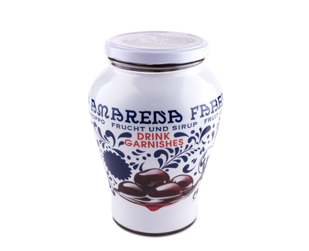 Owoce w Syropie Fabbri Amarena [1000g] Drylowane wiśnie w syropie do użytku barmańskiego (garnish) 1
