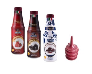 Fabbri Gourmet Sauce Top - zestaw 3 sosów + nasadki GRATIS
