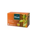 herbaty zielone aromatyzowane Dilmah Green Tea with Orange [20x1,5g] Zielona herbata z aromatem pomarańczy 20 torebek ekspresowych 1,5g z zawieszką 2