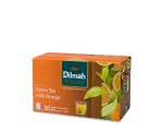 herbaty zielone aromatyzowane Dilmah Green Tea with Orange [20x1,5g] Zielona herbata z aromatem pomarańczy 20 torebek ekspresowych 1,5g z zawieszką 2