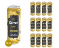 Herbata mrożona - Dilmah Lemon Black Ice Tea - Napój herbaciany o smaku cytrynowym z ekstraktem czarnej herbaty. 12 puszek aluminiowych po 330 ml - 5