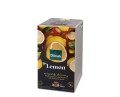 Herbata Czarna Aromatyzowana - Dilmah Lemon [20x2g] - Cejlońska czarna herbata z aromatem cytryny. 20 torebek ekspresowych 2g z zawieszką w kopercie 2
