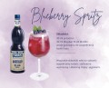 Syropy Fabbri Mixybar Mirtillo Plus / Blueberry Plus [1000ml] - Wysoko skoncentrowany syrop barmański jagodowy, o dużej zawartości owoców 1000ml 2 blueberry spritz jagodowy