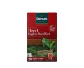 Herbata czarna ekspresowa bezkofeinowa - Dilmah Decaf English Breakfast [20x2g] - Klasyczna czarna herbata cejlońska, bezkofeinowa - 20 torebek ekspresowych 2g z zawieszką 3