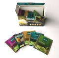 Herbata zielona - zestawy herbat - Dilmah Variety of Green [20x1,5g] - Zestaw herbat zielonych i zielonych z dodatkami (po 4 koperty z 5 rodzajów) - 20 torebek ekspresowych 1,5g z zawieszką w kopercie - 1
