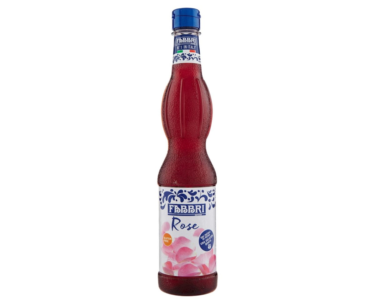 Syropy - Fabbri Fiori di Sambuco [560ml] - Syrop o smaku Fabbri Rose [560ml] - Syrop różany - 560ml - 1