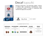 Kapsułki kompatybilne Nespresso - Saquella Decaf Espresso Aromatico [10x5g] - Kawa w kapsułkach, palona i mielona - 10 aluminiowych kapsuł kompatybilnych z systemem Nespresso® - 3