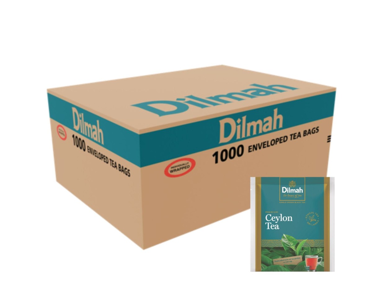 Dilmah Premium Tea [1000x1,8g] - Klasyczna czarna herbata cejlońska.    1000 torebek ekspresowych 1,8g z zawieszką w kopercie papierowej - 1