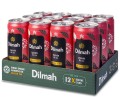 Herbata mrożona - Dilmah Lychee Black Ice Tea_Napój herbaciany o smaku liczi z ekstraktem czarnej herbaty. 12 puszek aluminiowych po 330 ml - 1