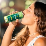 Herbata mrożona - Dilmah Jasmine Flavor Green Ice Tea  - Napój herbaciany o smaku jaśminowym z ekstraktem zielonej herbaty.  12 puszek aluminiowych po 330 ml - 6