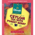 Herbata Czarna Aromatyzowana  W porcjach - Dilmah Ceylon Tea with Forest Berry [25x2g] - Cejlońska czarna herbata z aromatem owoców leśnych. 25 torebek ekspresowych 2g z zawieszką w papierowej kopercie - 2