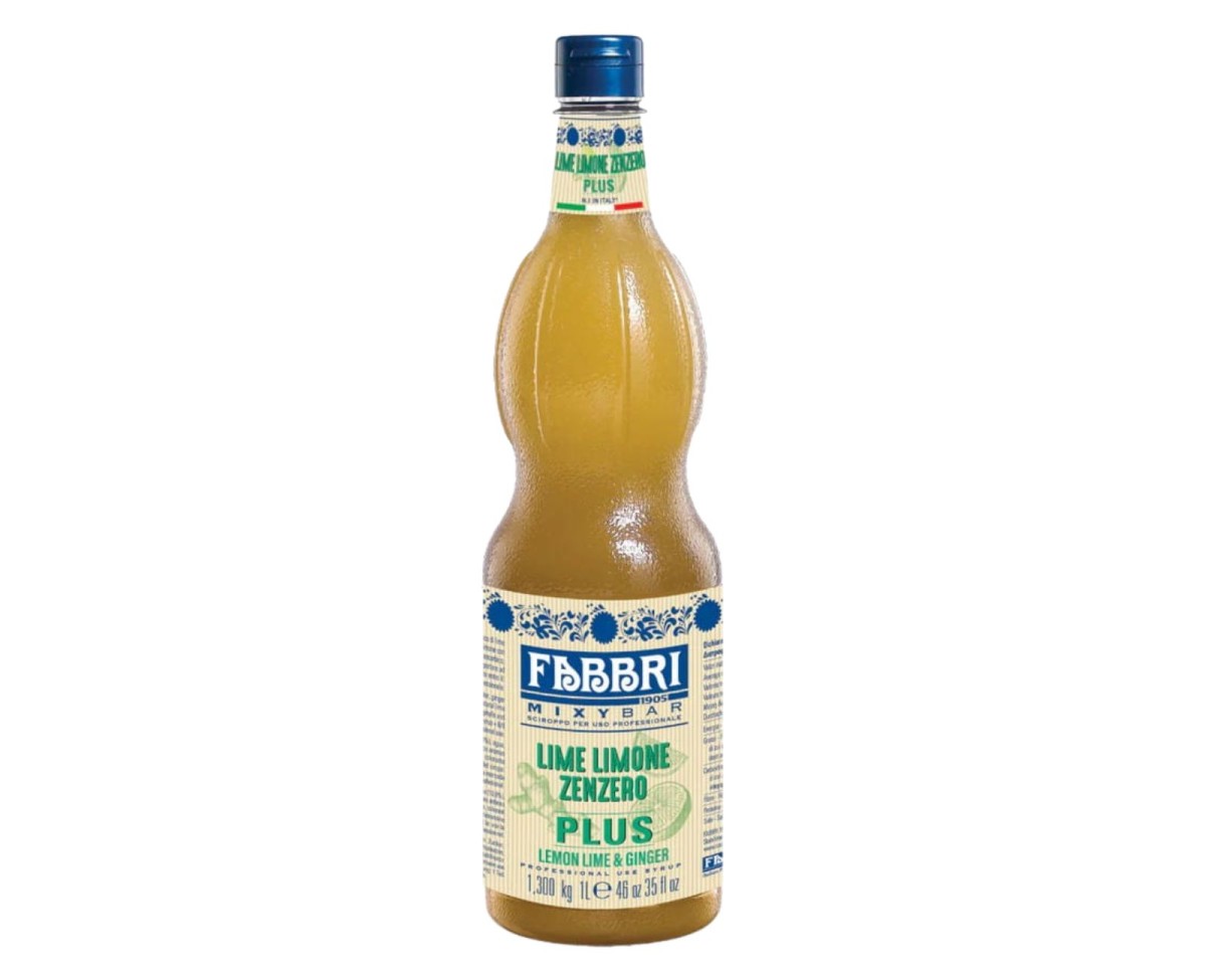 przepisy Fabbri.jpgSyropy - Fabbri Mixybar Lime, Limone, Zenzero Plus / Lime, Lemon &amp; Ginger Plus [1000ml] - Wysoko skoncentrowany syrop barmański o smaku limonki, cytryny i imbiru, o dużej zawartości owoców.    1000ml - 1