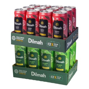 Mrożona Herbata w Puszce DILMAH ICE TEA Lychee & Jasmine 330ml 2x12szt