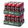 Czarna mrożona Herbata w Puszce DILMAH Lychee BLACK ICE TEA 330ml X 24szt - 1