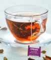 Herbata czarna aromatyzowana ekspresowa w puszce - Dilmah 85 Reserve Earl Grey &amp; Vanilla [20x2g] - Cejlońska czarna herbata z aromatem bergamotki i wanilii - 20 stożkowych biodegradowalnych torebek ekspresowych 2g z zawieszką w puszce 6