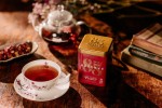 Herbata czarna aromatyzowana ekspresowa w puszce - Dilmah 85 Reserve Rose, Lychee &amp; Vanilla [20x2g] - Cejlońska czarna herbata z aromatem róży, liczi i wanilii - 20 stożkowych biodegradowalnych torebek ekspresowych 2g z zawieszką w puszce 5