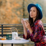 Herbata zielona z dodatkami ekspresowa w puszce - Dilmah 85 Reserve Ceylon Green Tea With Mint [20x2g]  - Cejlońska zielona herbata z dodatkiem liści mięty i olejku miętowego - 20 stożkowych biodegradowalnych torebek ekspresowych 2g z zawieszką w puszce 6