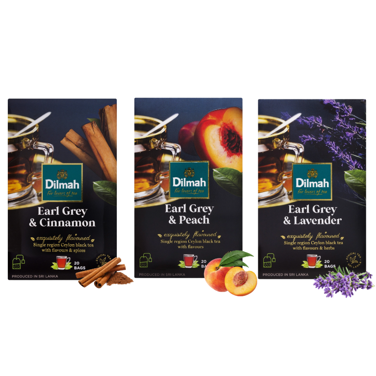 zestaw herbat czarnych earl grey dilmah