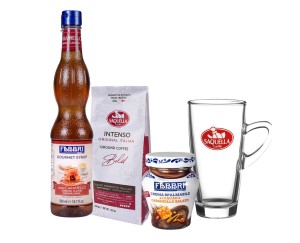 Zestaw Fabbri i Saquella Latte Caramello Italiano