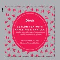 Herbata Czarna Aromatyzowana  W porcjach  Dilmah Ceylon Tea with Apple Pie &amp; Vanilla [50x2g] - Cejlońska czarna herbata o smaku szarlotki - 50 stożkowych biodegradowalnych torebek ekspresowych 2g z zawieszką w kopercie 1