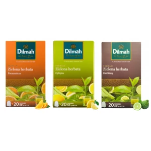 Wiosenna Zieleń Smaku 3 SMAKI Cytryna Pomarańcza Earl Grey