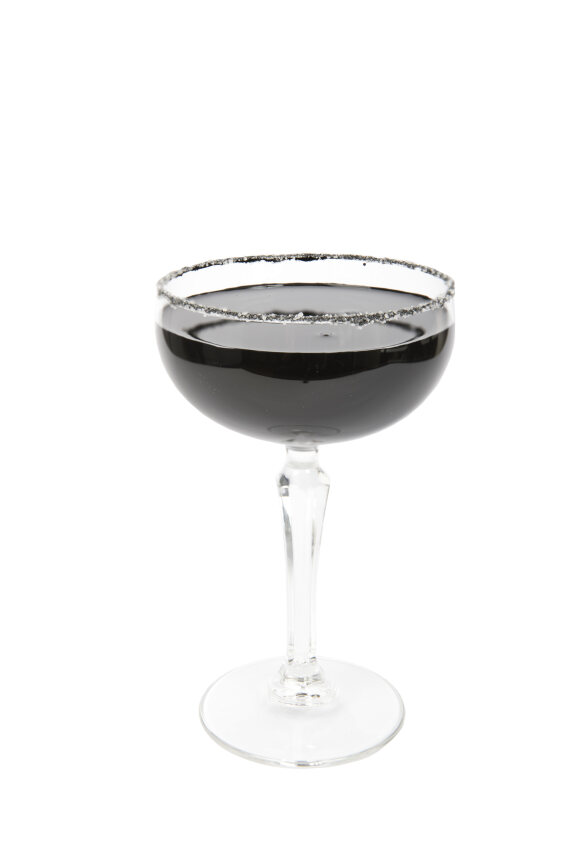 drinki na halloween - black daiquiri - czarny drink na imprezę halloween