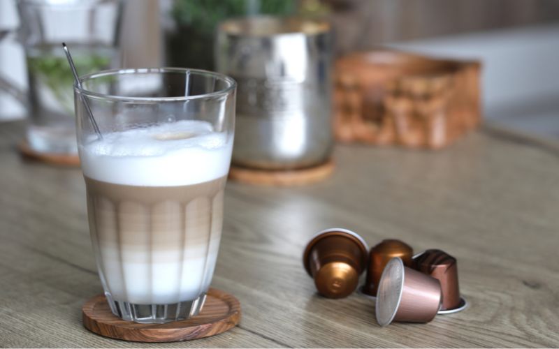 kawa latte domowa