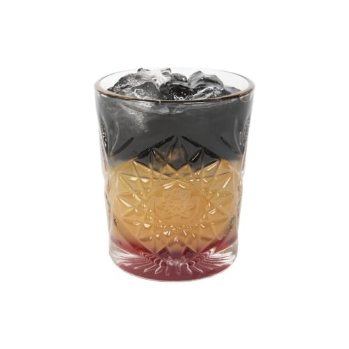 drinki na halloween - black sunrise - czarny napój na halloween